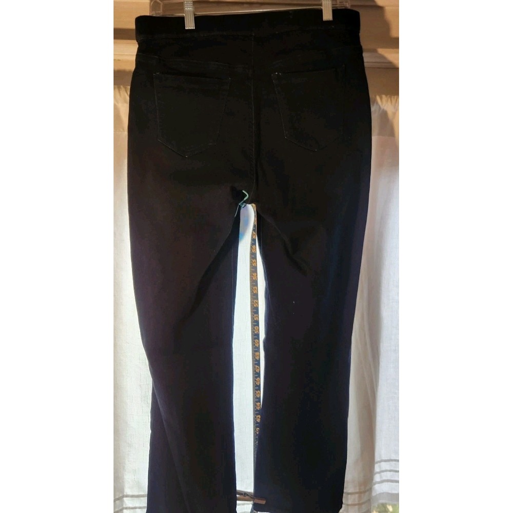 Women's Style&co. Dark Blue Straight Leg Solid Pants Petites Size PL